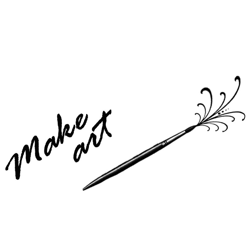 #2116 - Make Art, Brush - Art